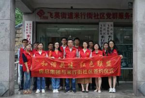 結對紅色聯(lián)盟，共建和諧社區 —— 房總集團與米行街社區舉行簽約儀