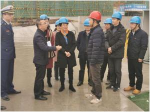 吳興區人大常委會(huì )黨組書(shū)記、主任吳旭一行調研市北32#地塊項目工程