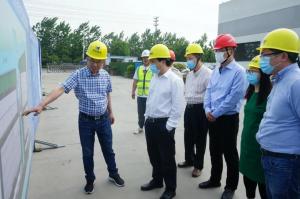 市國資委黨委書(shū)記、主任婁顯杰一行調研建筑工業(yè)化PC構件生產(chǎn)基地與